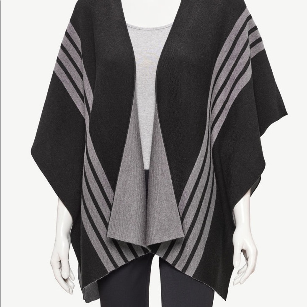Striped Poncho